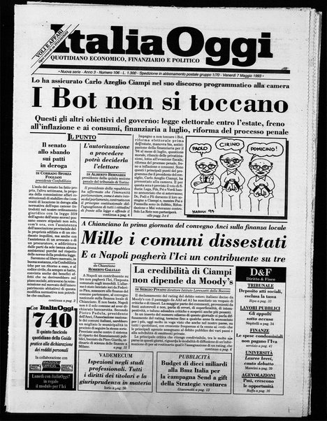 Italia oggi : quotidiano di economia finanza e politica